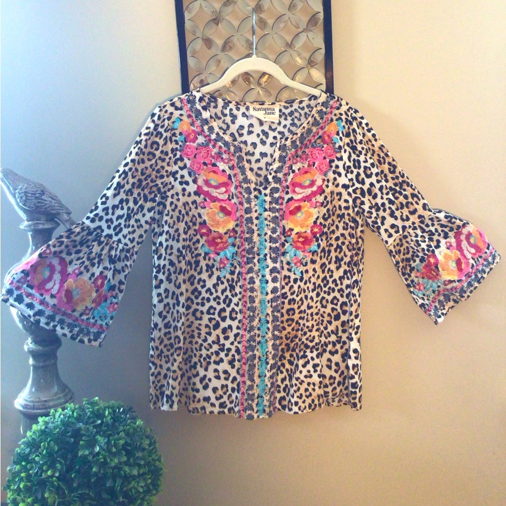 Savanna Jane Boho Tunic Blouse